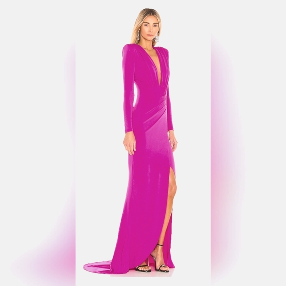 Revolve Nookie Farrah Gown In Fuschia Small - Picture 2 of 11